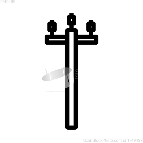 Image of High Voltage Line Icon