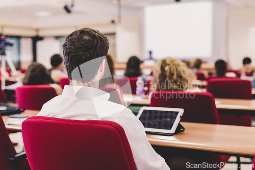 Image of Business convention and Presentation.
