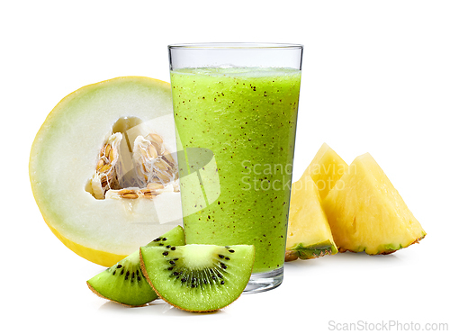 Image of fresh green smoothie