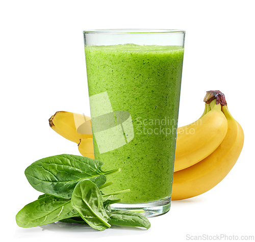 Image of glass of green smoothie