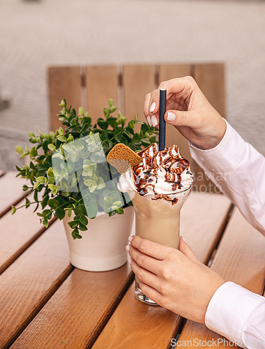 Image of Milkshake with whipped cream