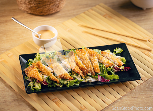 Image of Breaded chicken strips