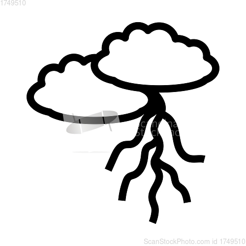 Image of Clouds And Lightning Icon