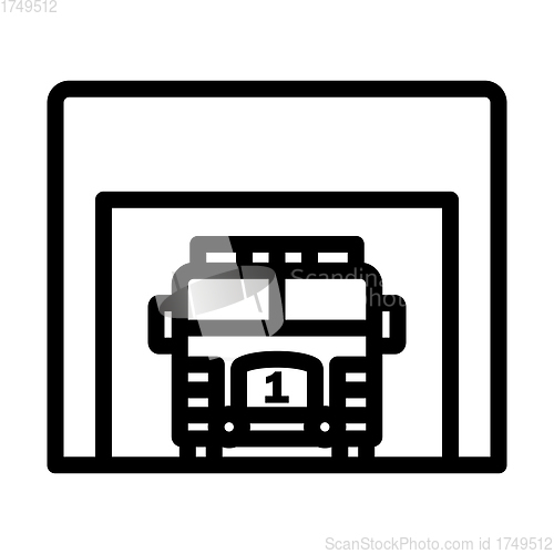 Image of Fire Station Icon