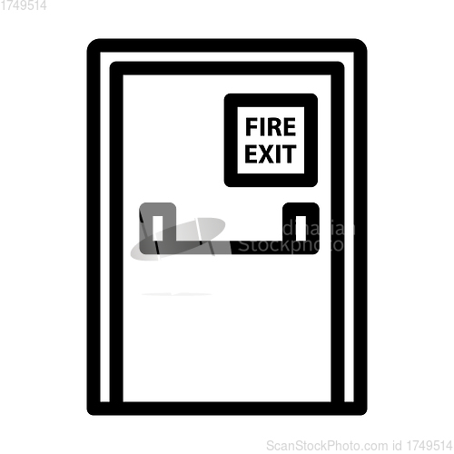 Image of Fire Exit Door Icon
