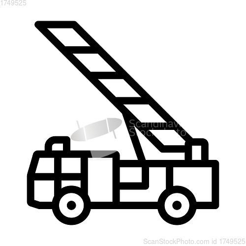 Image of Fire Service Truck Icon