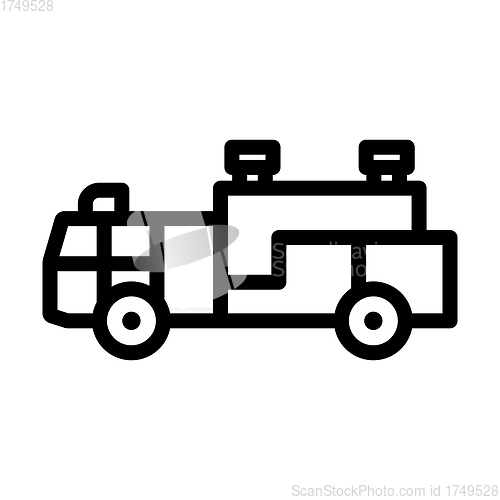 Image of Fire Service Truck Icon