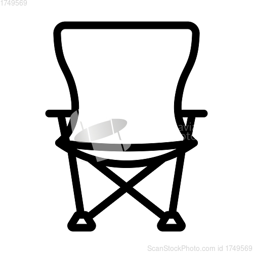 Image of Icon Of Fishing Folding Chair