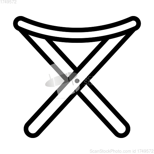 Image of Icon Of Fishing Folding Chair