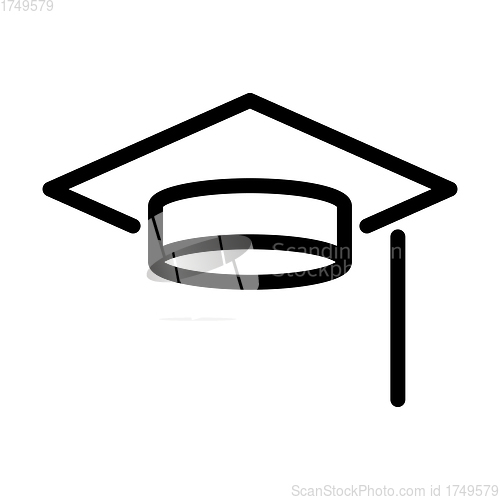 Image of Icon Of Graduation Cap