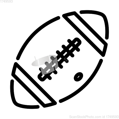 Image of Icon Of American Football Ball