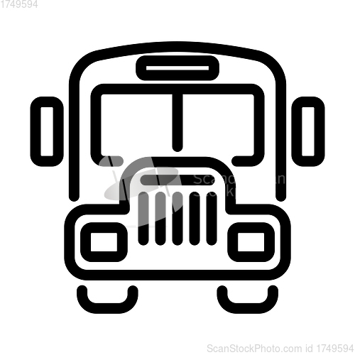 Image of Icon Of School Bus