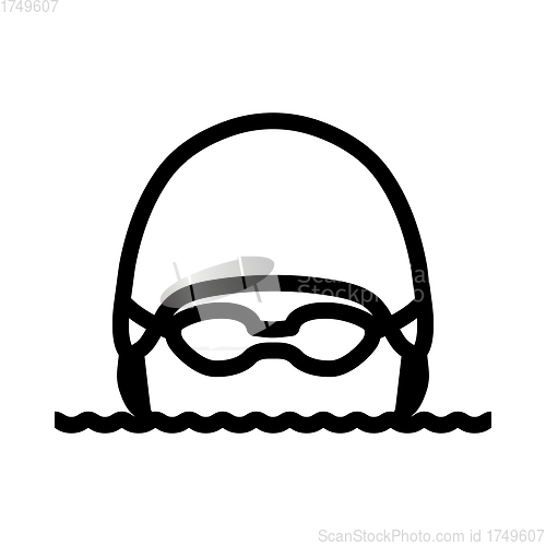 Image of Icon Of Swimming Man
