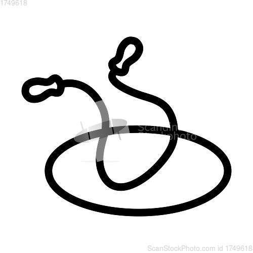 Image of Icon Of Jump Rope And Hoop