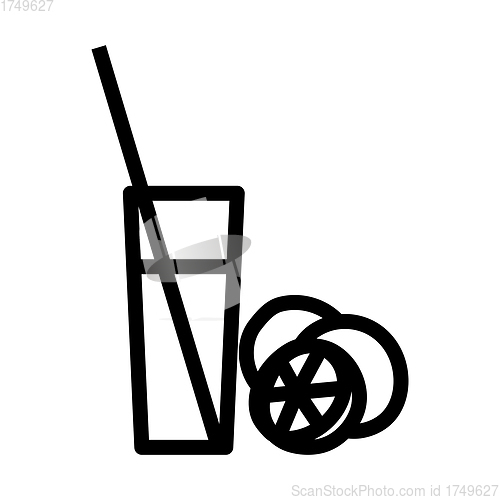 Image of Icon Of Orange Juice Glass