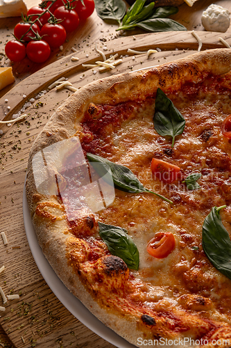 Image of Neapolitan pizza with spices