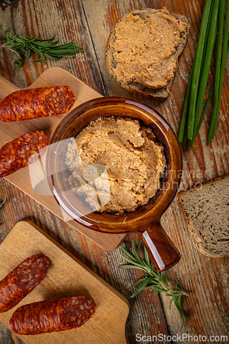 Image of Homemade sausages spread
