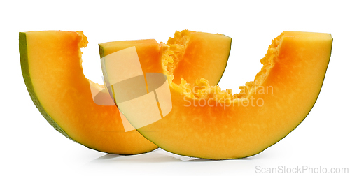 Image of fresh ripe papaya fruit slices