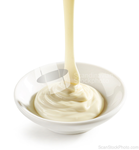 Image of melted white chocolate