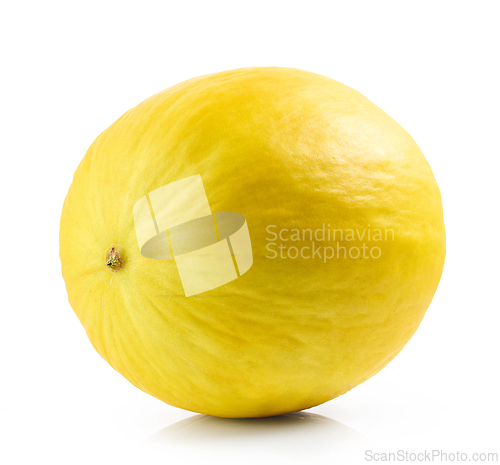Image of fresh ripe yellow melon