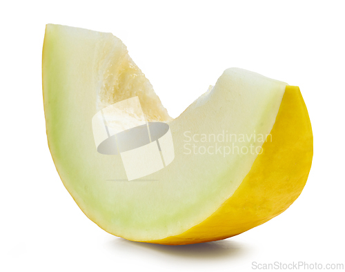 Image of cut of fresh ripe melon 