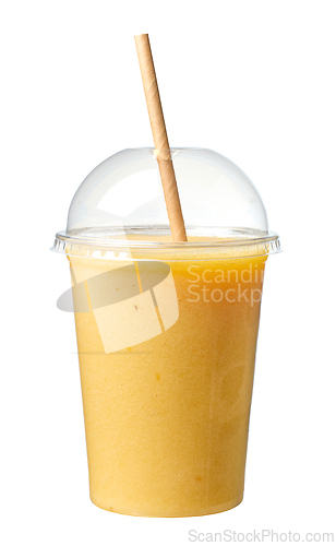 Image of banana, mango and pineapple smoothie