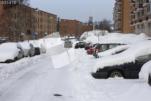 Image of Snow in the street