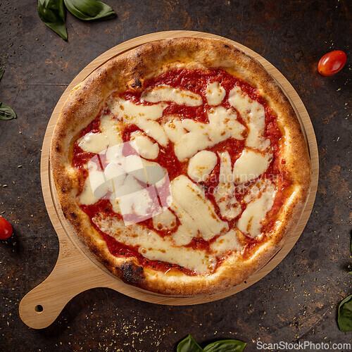Image of Delicious pizza margherita