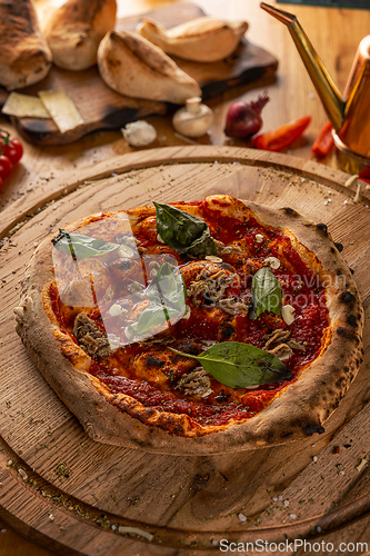 Image of Traditional Italian pizza