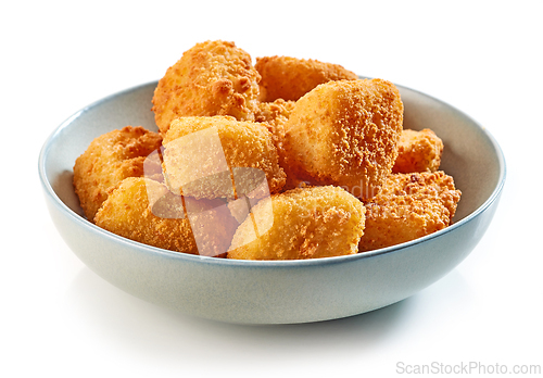 Image of fried fish fillet nuggets