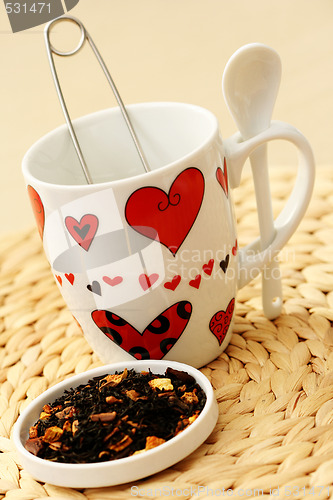 Image of tea with love