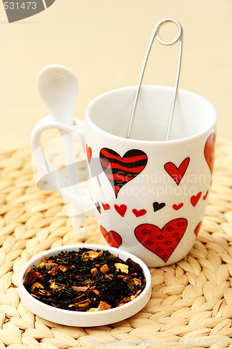 Image of tea with love