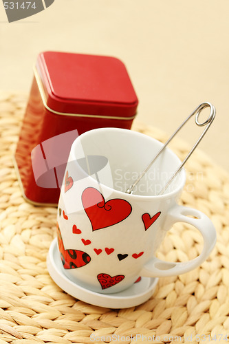 Image of tea with love