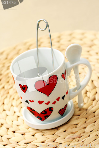 Image of tea with love