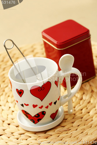 Image of tea with love