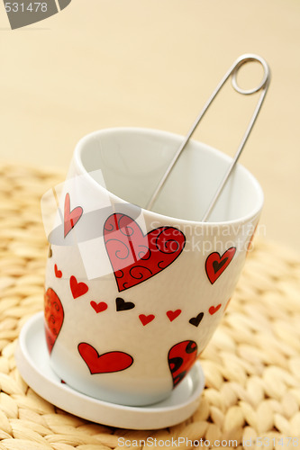 Image of tea with love