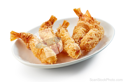 Image of plate of fried shrimps