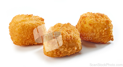 Image of fried fish fillet nuggets