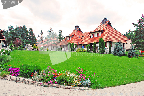 Image of Cottage village - lawn