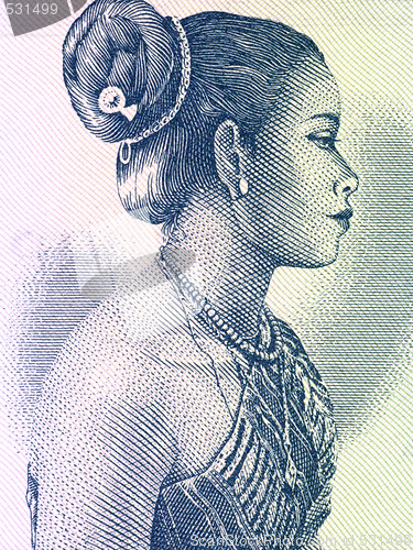 Image of Beautiful woman from Laos