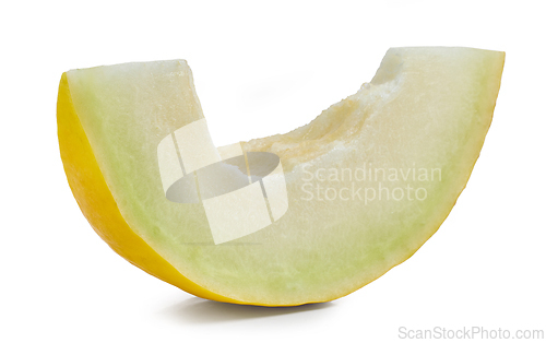 Image of cut of fresh ripe melon 