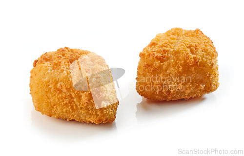 Image of fried fish fillet nuggets