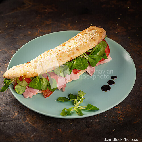 Image of Ciabatta with ham