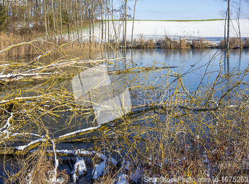 Image of lake at winter time