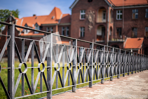 Image of View across the bridge railing