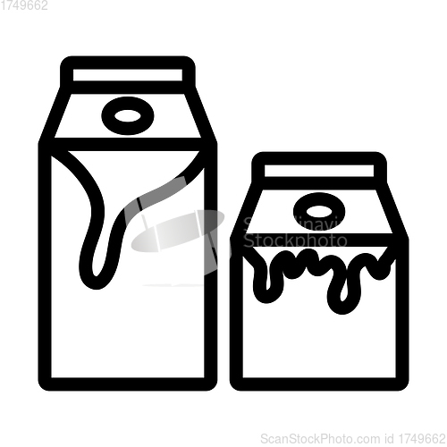 Image of Milk And Cream Container Icon