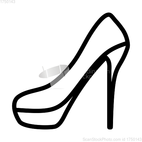Image of High Heel Shoe Icon