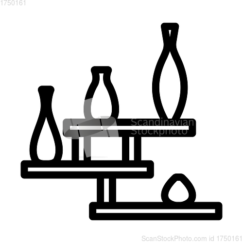 Image of Wall Bookshelf Icon