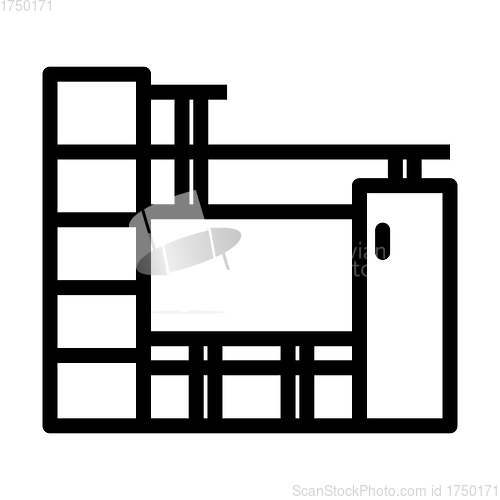 Image of Media Furniture Icon