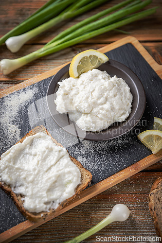 Image of Fish egg spread on bread